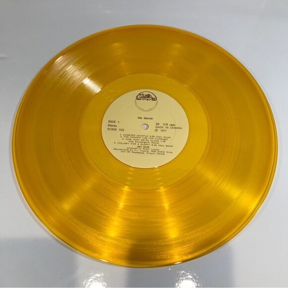 THE Dancer Gary Boyle 1977 Yellow LP Album - Picture 2 of 10